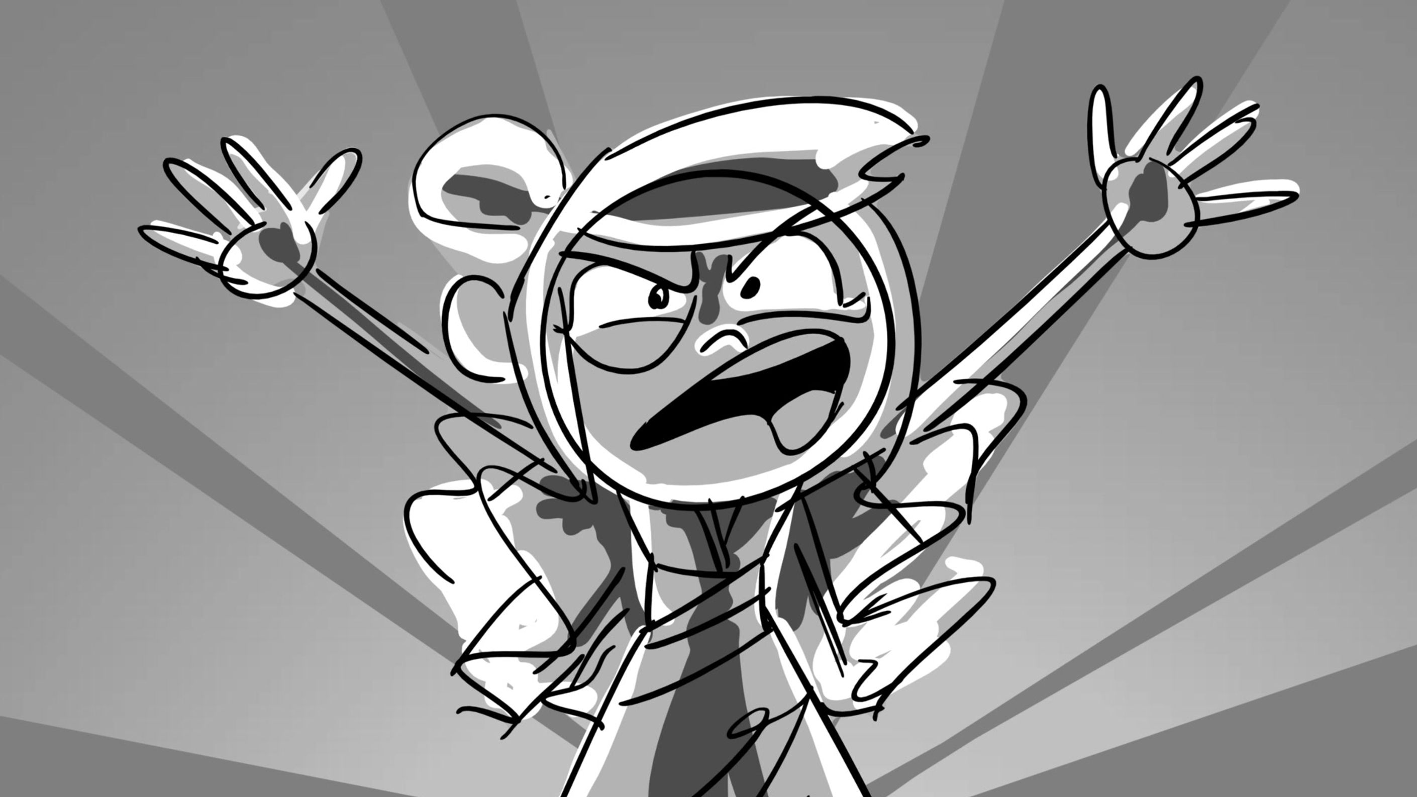 Storyboards by Steve Hirt for The Ghost & Molly McGee